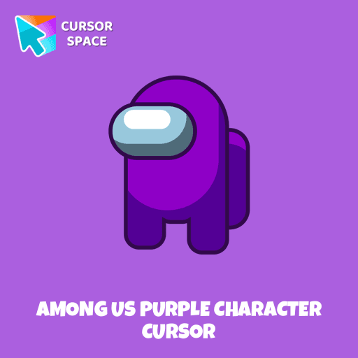 Among Us Purple Character cursor pointer cursor